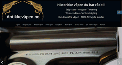 Desktop Screenshot of antikkevapen.no
